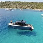 Enjoying hvar with a speedboat